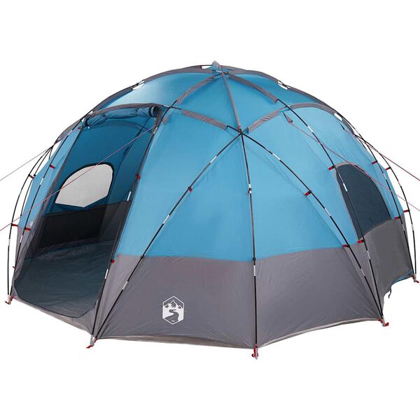 vidaXL Campingzelt mit Dach Blau 475 x 475 x 235 cm Polyester