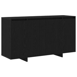 vidaXL Sideboard Schwarz Eichen-Optik 135 x 41 x 75 cm Holzwerkstoff