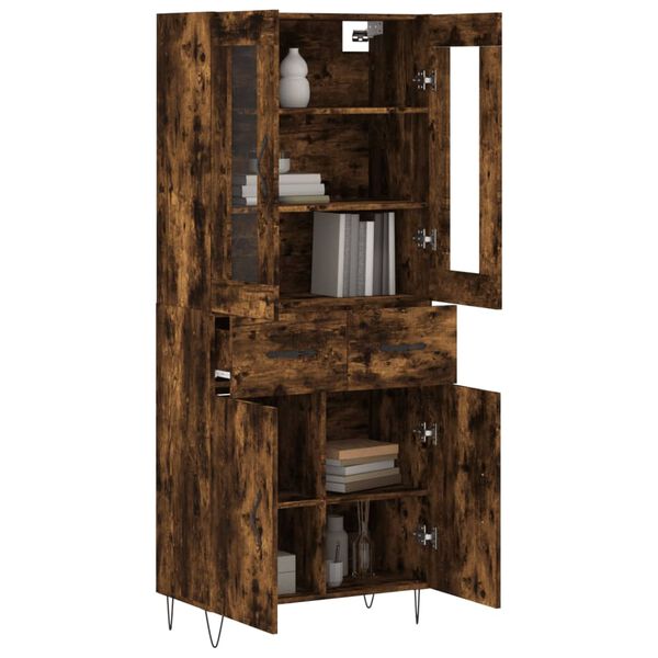 vidaXL Highboard R&auml;uchereiche 69,5x34x180 cm Holzwerkstoff