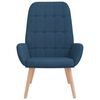 vidaXL Relaxsessel Blau Stoff