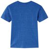 Kinder-T-Shirt Dunkelblau Melange 116