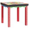 vidaXL Quadratischer Tisch 3 Stk. Mehrfarbig 50 x 50 x 50 cm