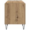 vidaXL Schallplattenschrank mit Regal Artisan-Eiche 121 x 38 x 48 cm