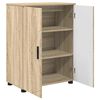 vidaXL Badezimmerschrank mit Speicher Sonoma-Eiche 60 x 35 x 80 cm