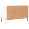 vidaXL TV-Schrank Hochglanz-Weiß 80x36x50 cm Holzwerkstoff