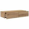 vidaXL Wandregal mit Schubladen Artisan-Eiche 80x33x17cm Holzwerkstoff