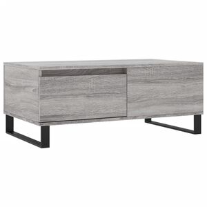 vidaXL Couchtisch Grau Sonoma 90x50x36,5 cm Holzwerkstoff
