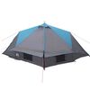 vidaXL Teepee Zelt mit Dach Blau und Grau 490 x 410 x 210 cm