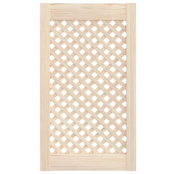 vidaXL Schrankt&uuml;ren 2 Stk. Gitterdesign 39,5x69 cm Massivholz Kiefer