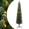 vidaXL Künstlicher Weihnachtsbaum Schlank 300 LEDs 210 cm