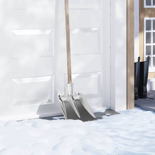 vidaXL Schaufelkopf Silber 41,5 x 32,5 cm Aluminium