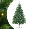 vidaXL Weihnachtsbaum mit 300 LEDs mit St&auml;nder Gr&uuml;n 180 cm PE