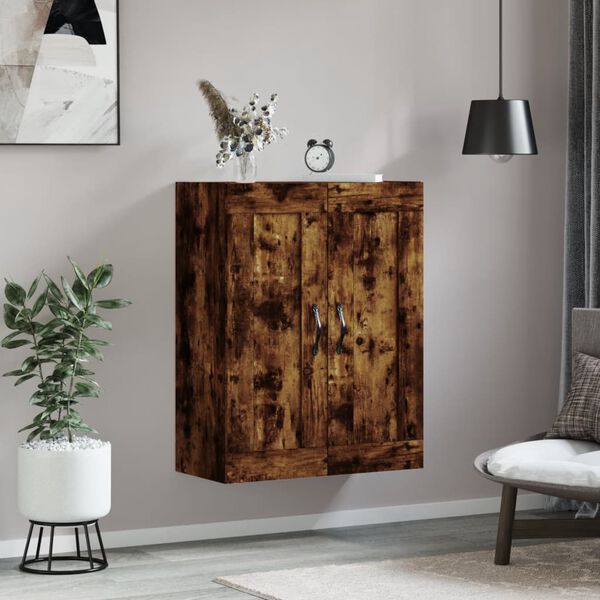 vidaXL Wandschrank R&auml;uchereiche 69,5x34x90 cm Holzwerkstoff