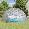 vidaXL Pool-Dome Transparent 592 x 590 x 275 cm PVC