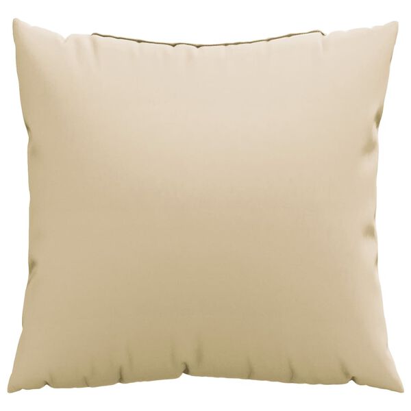 vidaXL Zierkissen 4 Stk. Beige 40x40 cm Stoff