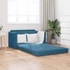 vidaXL Schlafsofa 110cm Blau Samt