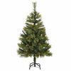 vidaXL Künstlicher Weihnachtsbaum Klappbar mit Zapfen 120 cm