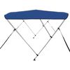 vidaXL 3-Bow Bimini Top Blau 183x196x137 cm