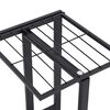 vidaXL Blumenst&auml;nder 5-Etagen 43x22x98 cm Schwarz Metall