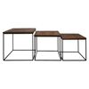 HSM Collection 3-tlg. Couchtisch-Set Austin Quadratisch