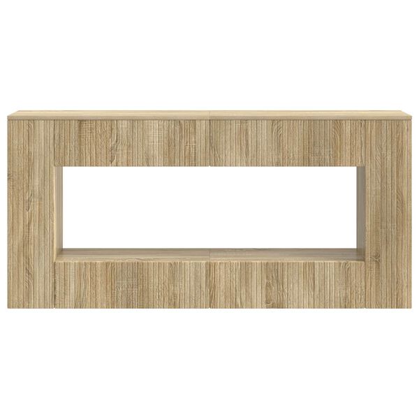 vidaXL Konsolentisch Sonoma-Eiche 155 x 29 x 74 cm Holzwerkstoff