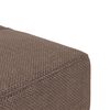 vidaXL Schlafsofa 2-Sitzer mit 2 Kissen Taupe Stoff