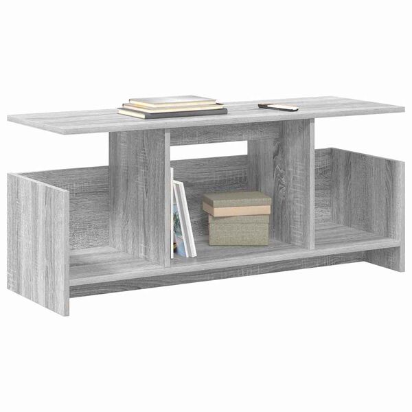 vidaXL TV-St&auml;nder Graues Sonoma 102 x 35 x 45 cm Holzwerkstoff