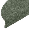 vidaXL Stufenmatten Selbstklebend 30 Stk. 56x17x3 cm Gr&uuml;n Halbrund