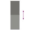 vidaXL Verdunkelungsrollo Grau 55x150 cm Stoffbreite 50,7 cm Polyester