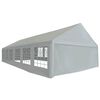 vidaXL Zeltstoff ohne Gestell 12 x 6 m Grau PE