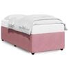 vidaXL Bettgestell Rosa 90x190 cm Samt