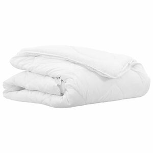 vidaXL 2-in-1 Bettdecke Wei&szlig; 135 x 200 cm Polyester