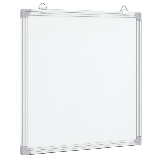 vidaXL Magnetisches Whiteboard 60x60x1,7 cm Aluminium