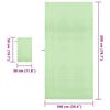 vidaXL Sporthandtuch Set 2 pcs Grün Stoff