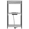 vidaXL Nachttisch Graues Sonoma 41 x 31 x 76 cm Holzwerkstoff