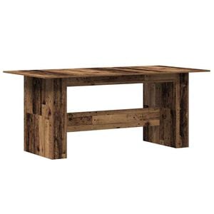 vidaXL Esstisch Altholz-Optik 180x90x76 cm Holzwerkstoff