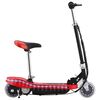 vidaXL E-Scooter f&uuml;r Kinder mit Sitz und LED 120 W Rot