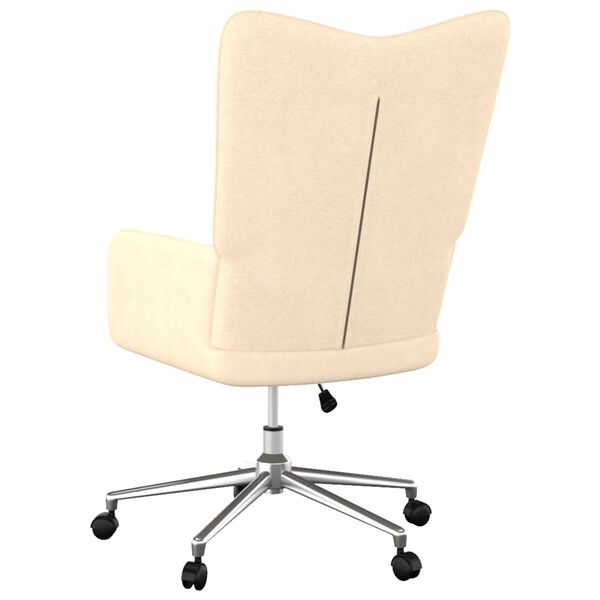 vidaXL Relaxsessel Creme Stoff