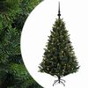 vidaXL K&uuml;nstlicher Weihnachtsbaum mit Kugel 120 cm 150 LEDs