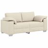 vidaXL 2-Sitzer Sofa Beige 180 cm Leinenmischgewebe