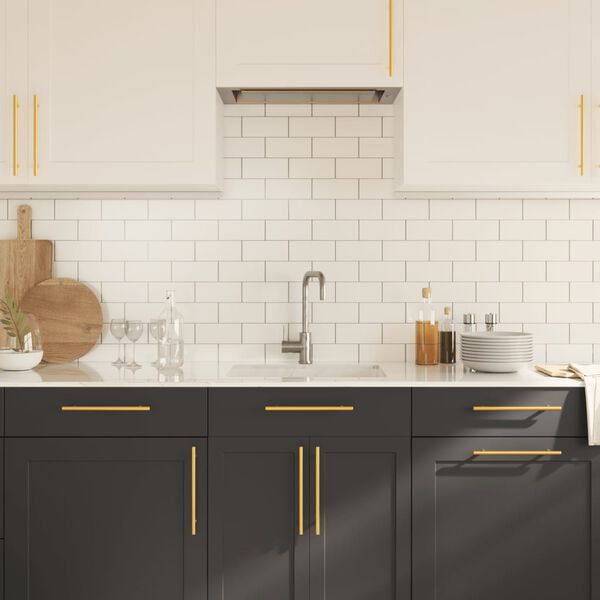 vidaXL M&ouml;belgriffe 20 Stk. Golden 192 mm Edelstahl