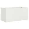 vidaXL Pflanzk&uuml;bel Wei&szlig; 62x30x29 cm Stahl