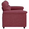 vidaXL 2-Sitzer-Sofa Weinrot 160x81x84 cm Stoff