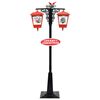 vidaXL Weihnachts-Straßenlampe mit Weihnachtsmann 81 x 40 x 188 cm PVC