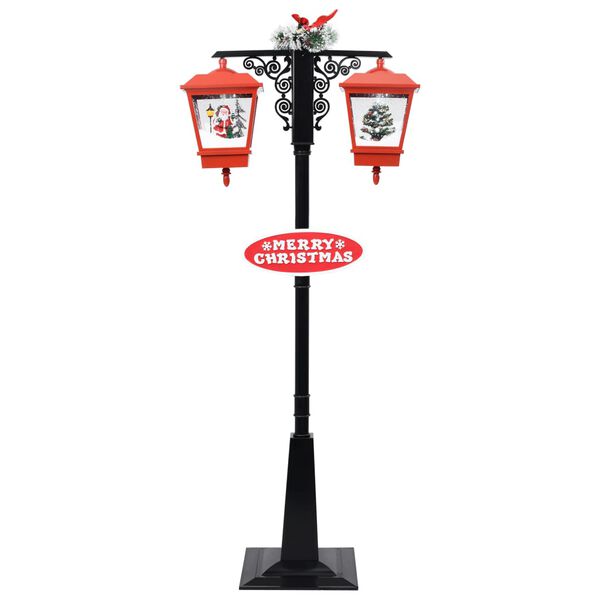 vidaXL Weihnachts-Straßenlampe mit Weihnachtsmann 81 x 40 x 188 cm PVC