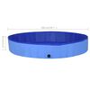 vidaXL Hundepool Faltbar Blau 200x30 cm PVC
