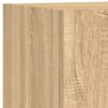 vidaXL 5-tlg. Wohnwand mit LED-Beleuchtung Sonoma-Eiche Holzwerkstoff