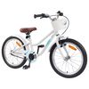 vidaXL Kinderfahrrad 18 Zoll f&uuml;r 5-7 Jahre alt Wei&szlig;