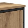 vidaXL Badezimmermöbel-Set mit Regal mit Tür 2 pcs Braun Holzwerkstoff