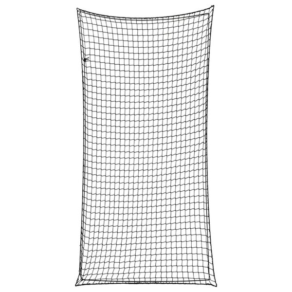 vidaXL Anh&auml;ngernetz mit Gummiseil Schwarz 4x2 m PP